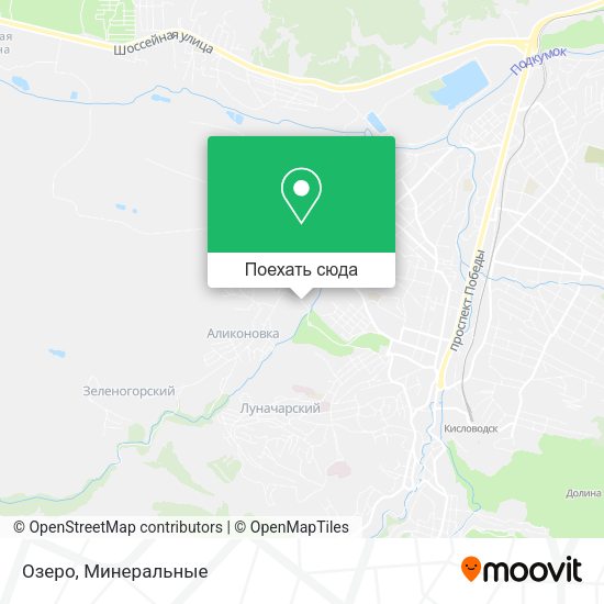 Карта Озеро