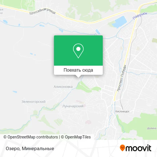 Карта Озеро