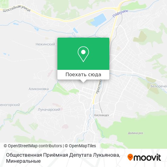 Карта Общественная Приёмная Депутата Лукьянова