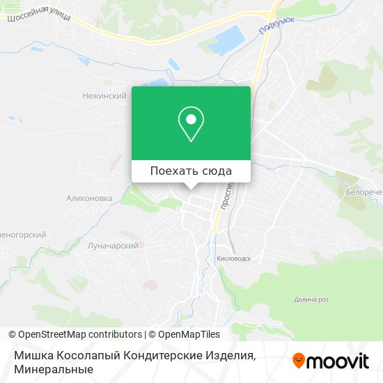 Карта Мишка Косолапый Кондитерские Изделия