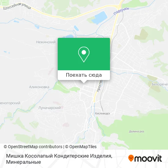 Карта Мишка Косолапый Кондитерские Изделия