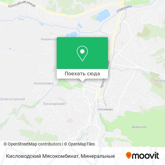 Карта Кисловодский Мясокомбинат