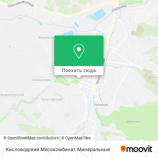 Карта Кисловодский Мясокомбинат