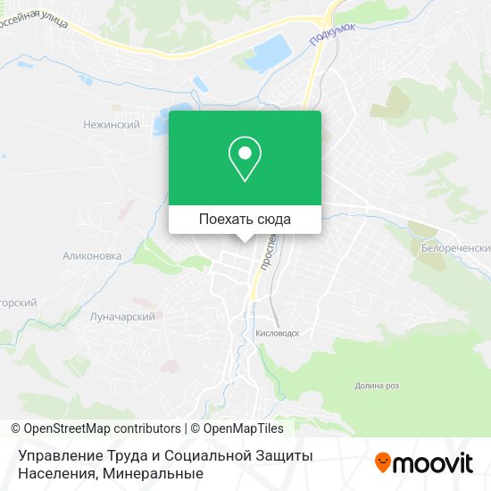 Карта Управление Труда и Социальной Защиты Населения
