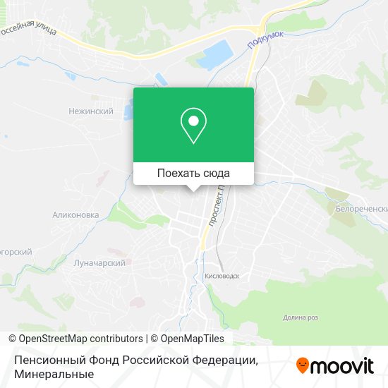 Карта Пенсионный Фонд Российской Федерации