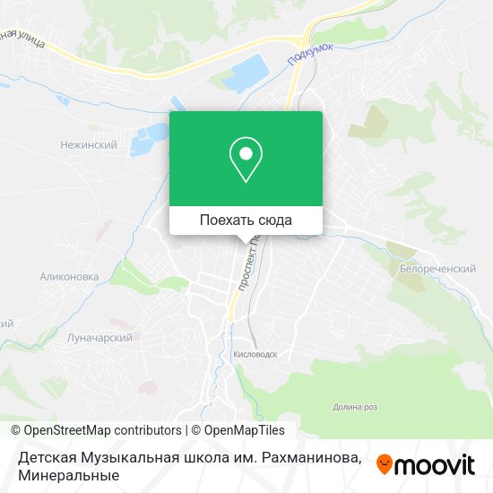 Карта Детская Музыкальная школа им. Рахманинова