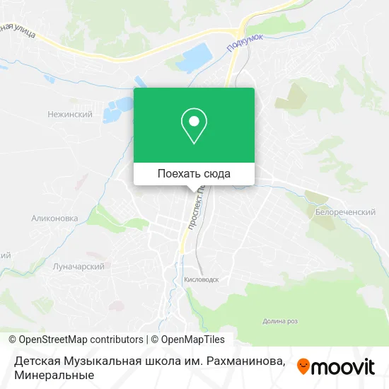 Карта Детская Музыкальная школа им. Рахманинова