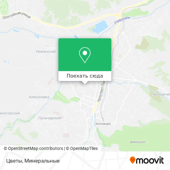Карта Цветы