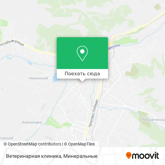 Карта Ветеринарная клиника