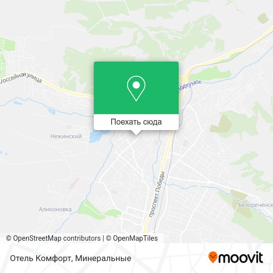 Карта Отель Комфорт
