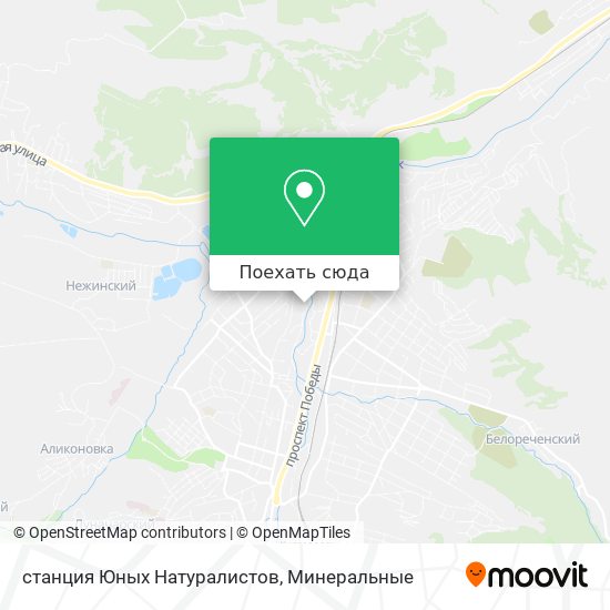 Карта станция Юных Натуралистов