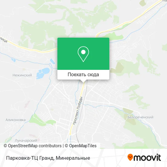 Карта Парковка-ТЦ Гранд