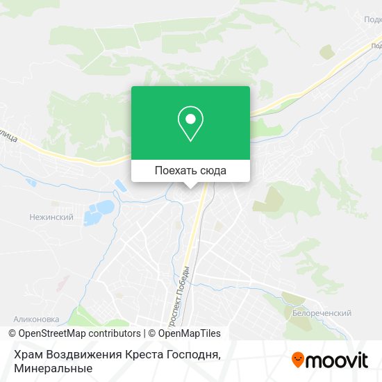Карта Храм Воздвижения Креста Господня