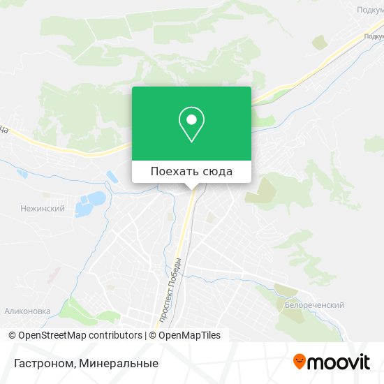 Карта Гастроном