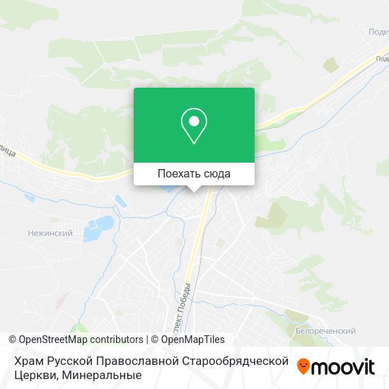 Карта Храм Русской Православной Старообрядческой Церкви