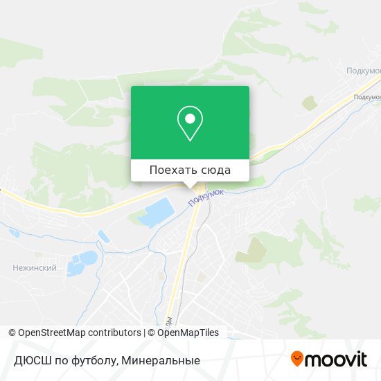 Карта ДЮСШ по футболу