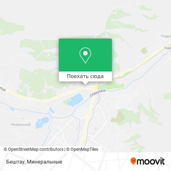 Карта Бештау