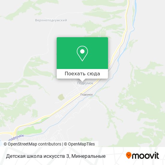 Карта Детская школа искусств 3
