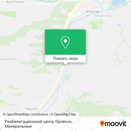 Карта Реабилитационный центр Орлёнок