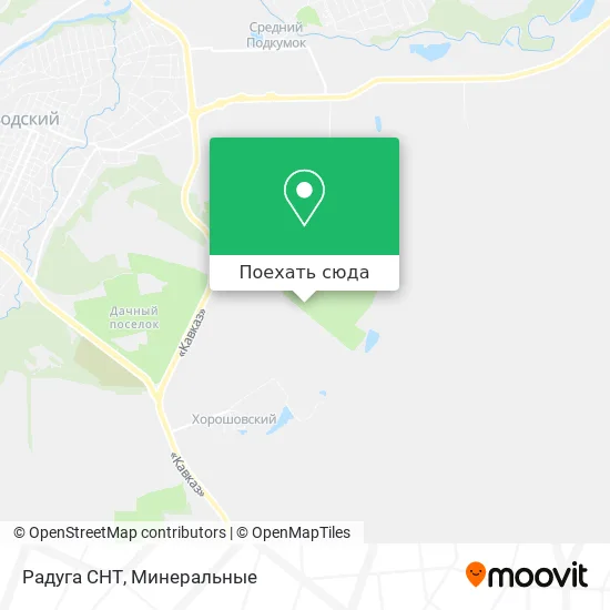 Карта Радуга СНТ