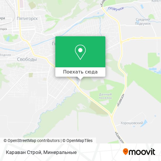 Карта Караван Строй