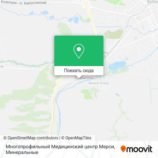 Карта Многопрофильный Медицинский центр Мерси