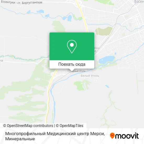 Карта Многопрофильный Медицинский центр Мерси