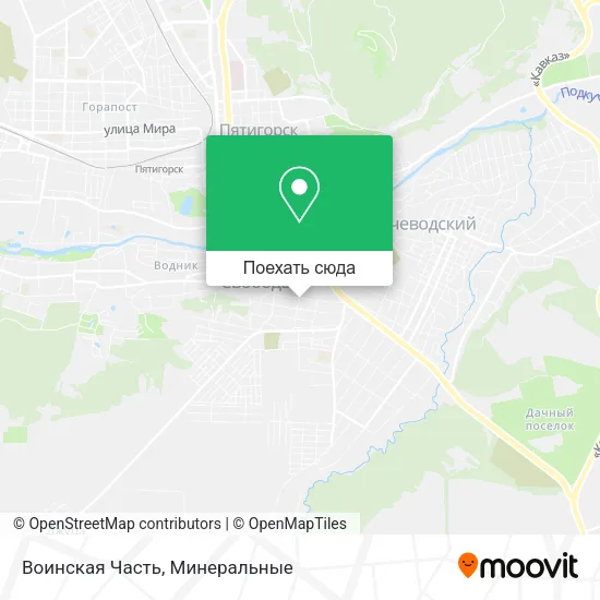 Карта Воинская Часть