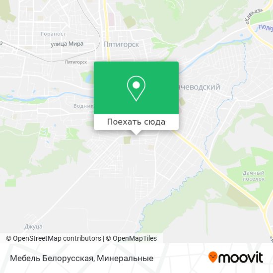 Карта Мебель Белорусская