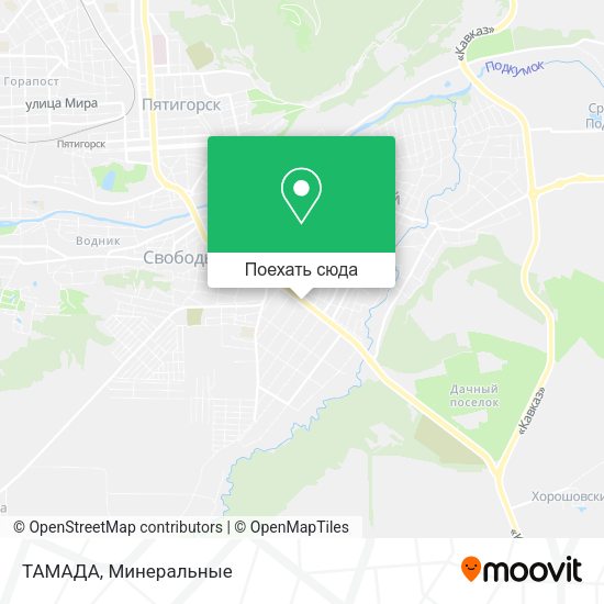 Карта ТАМАДА