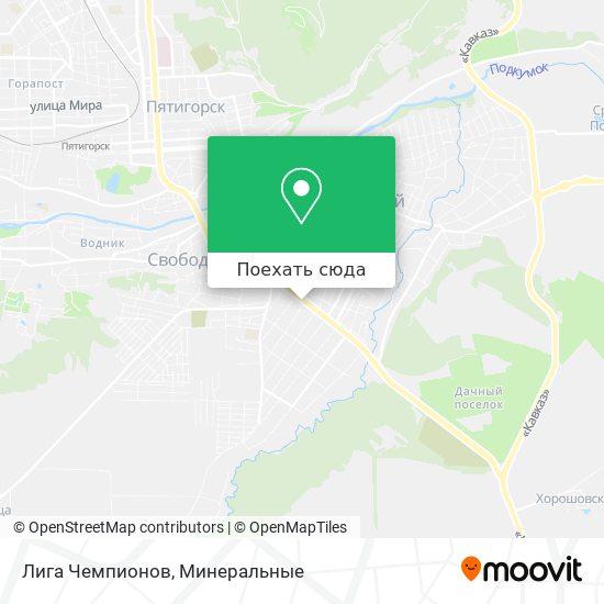 Карта Лига Чемпионов
