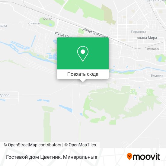 Карта Гостевой дом Цветник