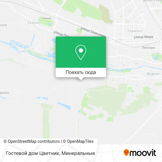 Карта Гостевой дом Цветник