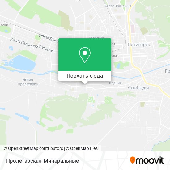 Карта Пролетарская