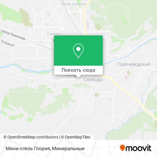 Карта Мини-отель Глория
