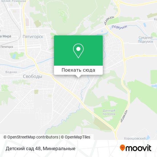Карта Детский сад 48