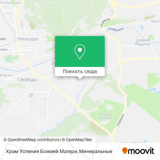 Карта Храм Успения Божией Матери