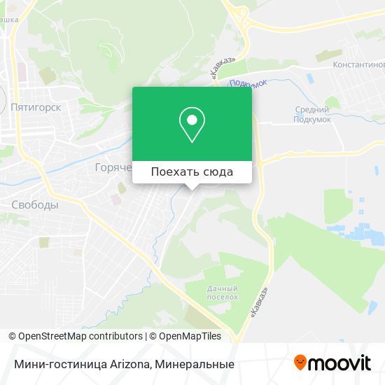 Карта Мини-гостиница Arizona
