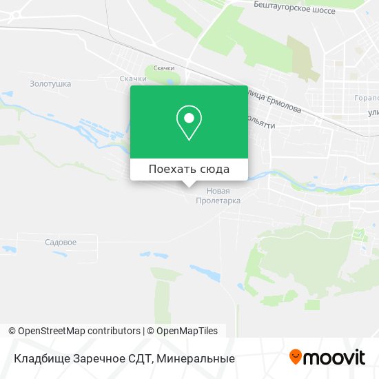 Карта Кладбище Заречное СДТ