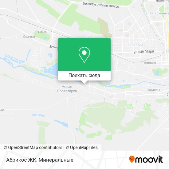 Карта Абрикос ЖК