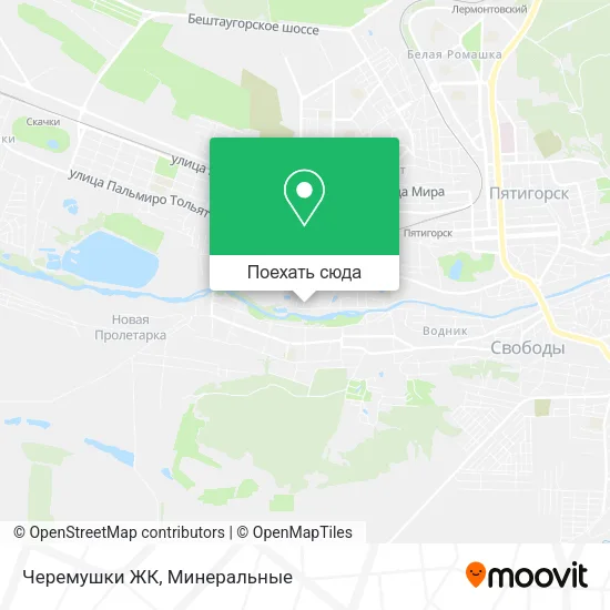 Карта Черемушки ЖК