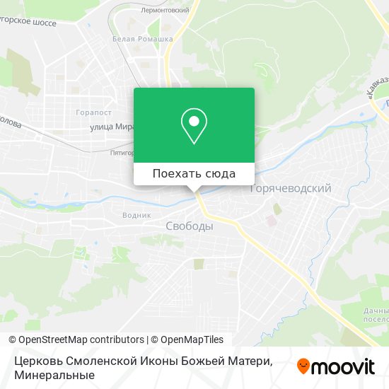 Карта Церковь Смоленской Иконы Божьей Матери