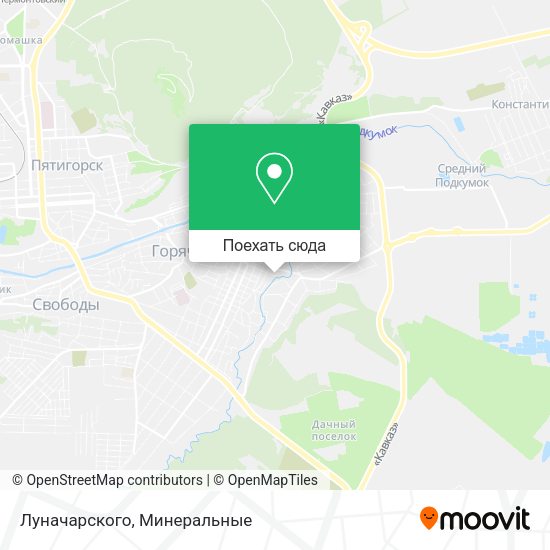 Карта Луначарского