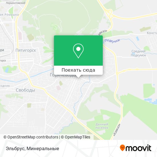 Карта Эльбрус