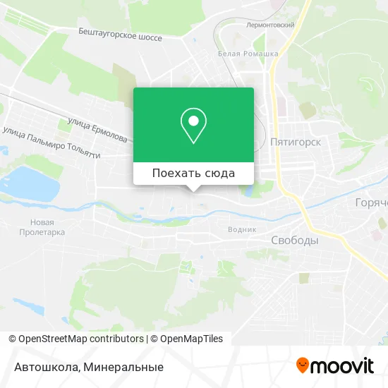 Карта Автошкола