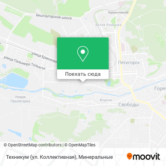Карта Техникум (ул. Коллективная)
