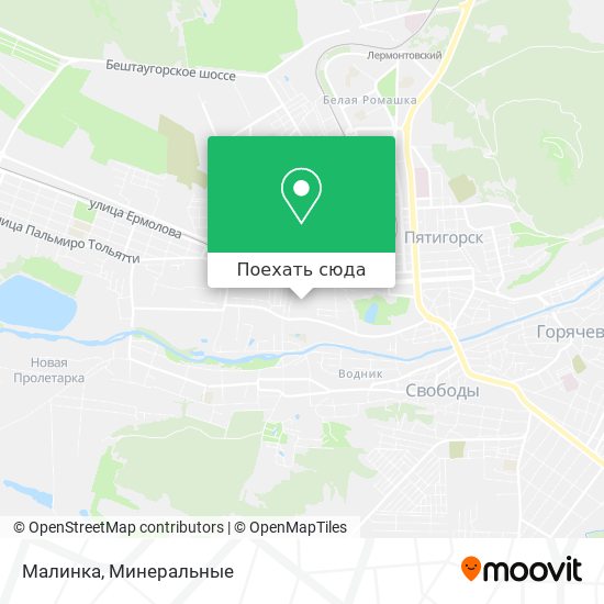 Карта Малинка