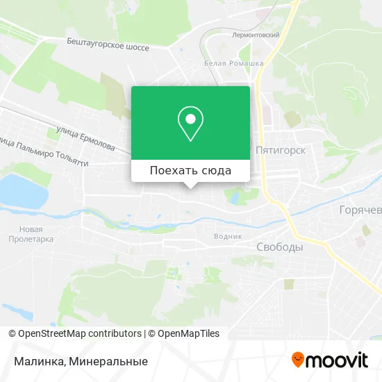 Карта Малинка
