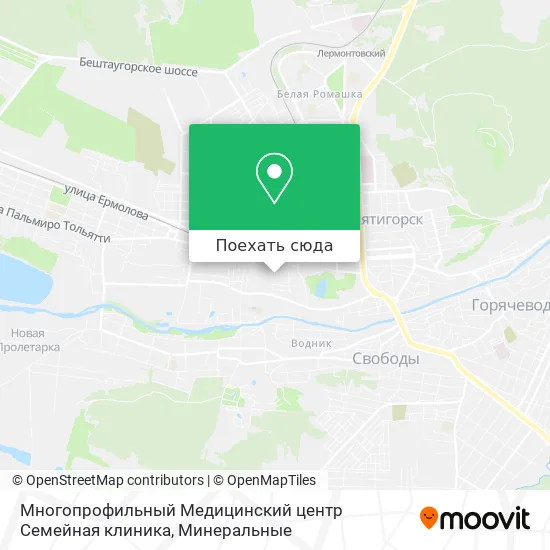Карта Многопрофильный Медицинский центр Семейная клиника