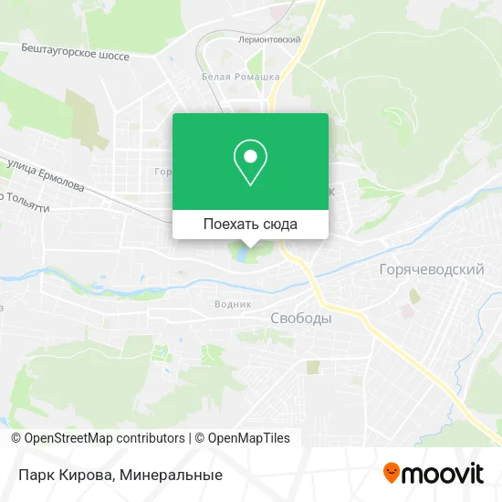 Карта Парк Кирова